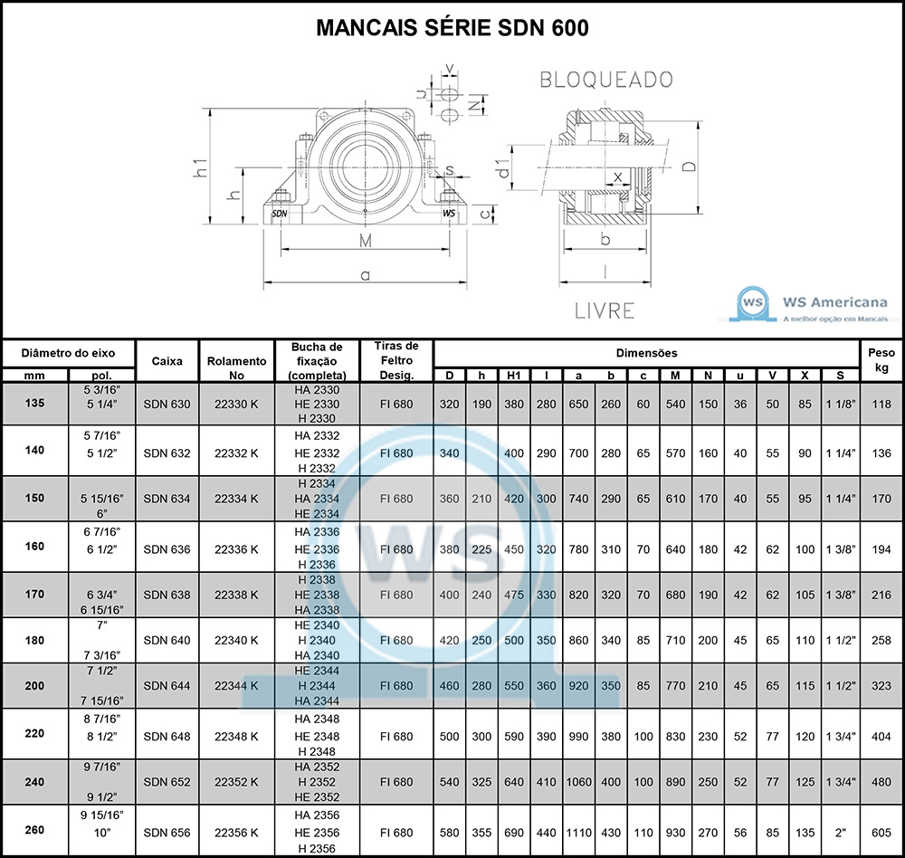 SDN 600 - WS AMERICANA